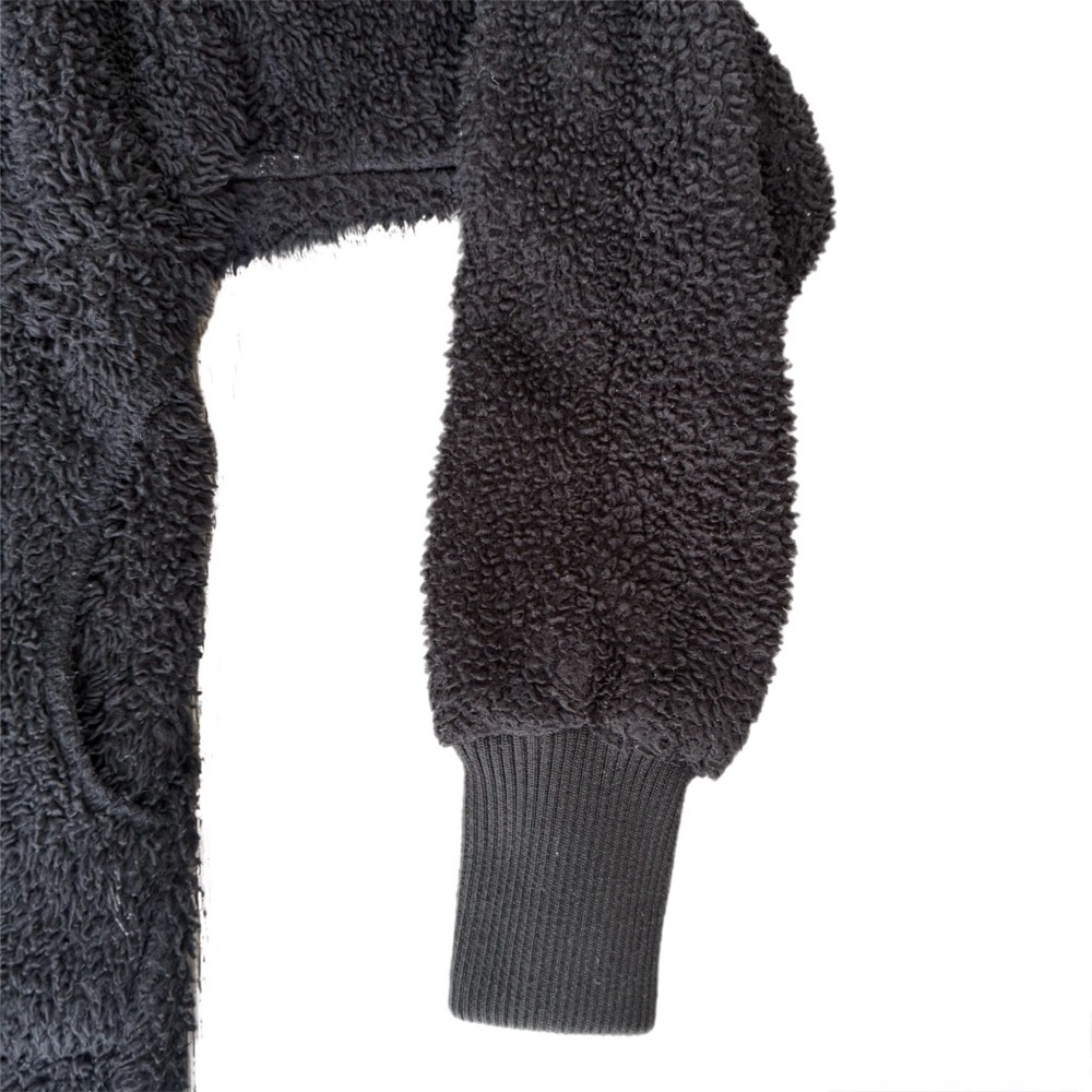 Cozy Black Teddy Jacket - Picture 2 of 7